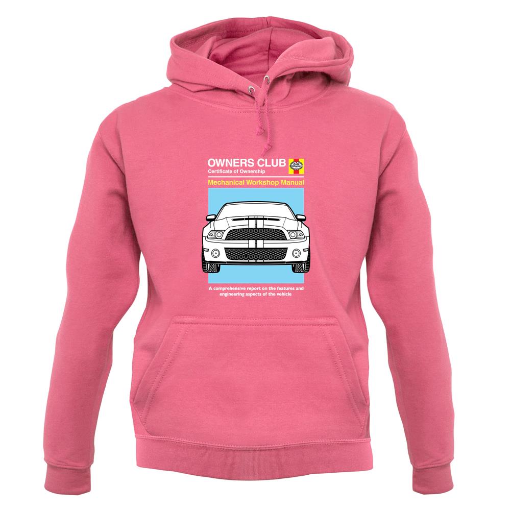 Car Owners Manual Mustang Mustang unisex hoodie