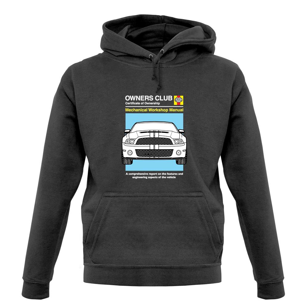 Car Owners Manual Mustang Mustang unisex hoodie