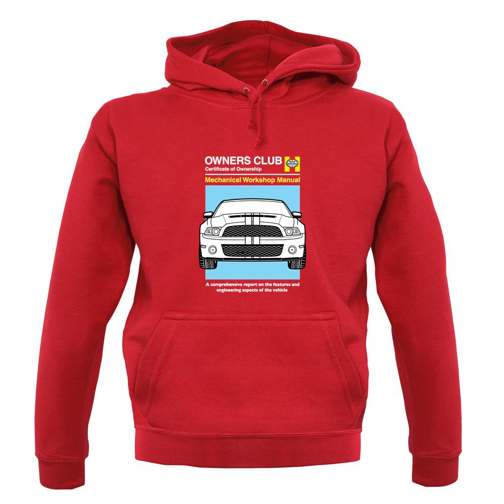 Car Owners Manual Mustang Mustang unisex hoodie