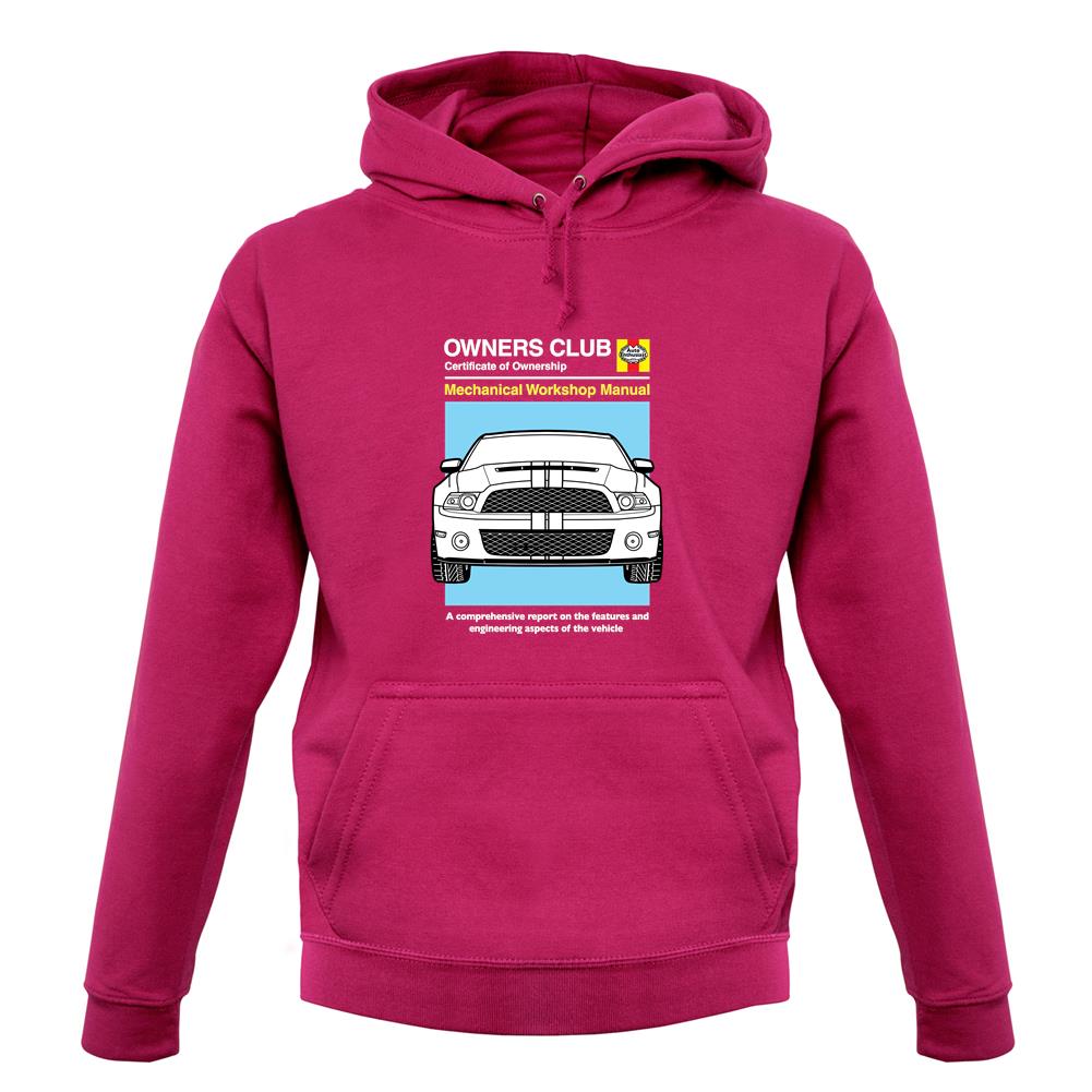 Car Owners Manual Mustang Mustang unisex hoodie