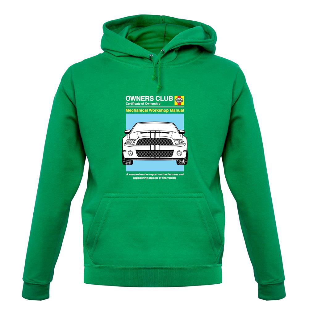 Car Owners Manual Mustang Mustang unisex hoodie