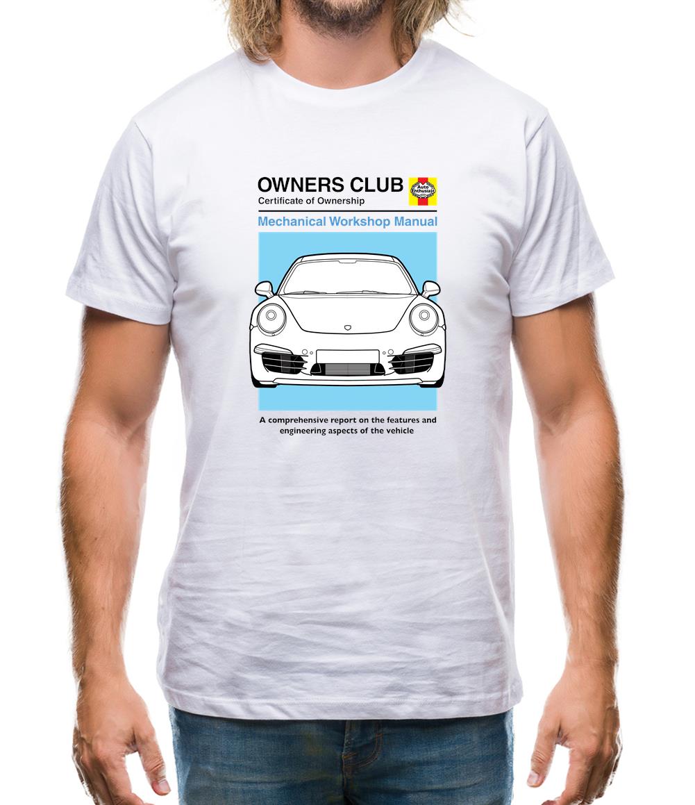 Car Owners Manual 911 Mens T-Shirt