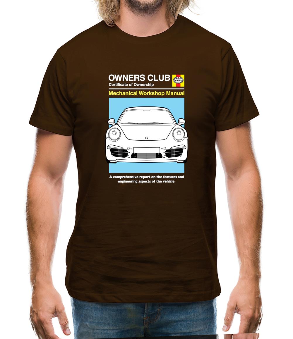 Car Owners Manual 911 Mens T-Shirt