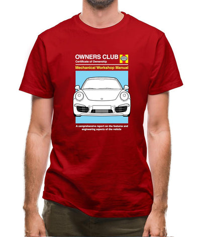 Car Owners Manual 911 Mens T-Shirt
