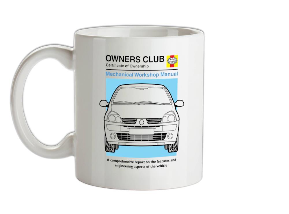 Car Owners Manual Clio Ceramic Mug