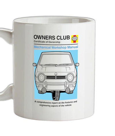 Car Owners Manual Reliant Robin Ceramic Mug
