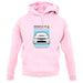 Car Owners Manual Impreza unisex hoodie