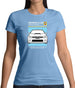 Car Owners Manual Impreza Womens T-Shirt