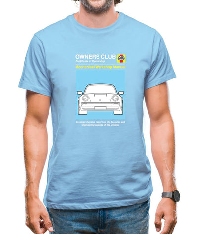 Car Owners Manual 930 Turbo Mens T-Shirt