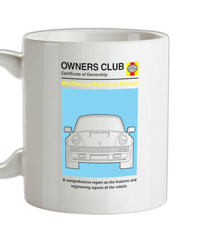 Car Owners Manual 964 Turbo Ceramic Mug