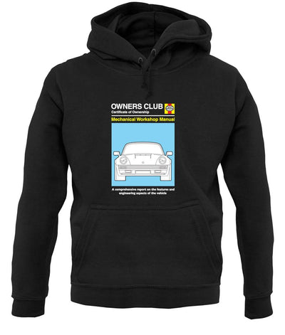 Car Owners Manual 964 Turbo unisex hoodie