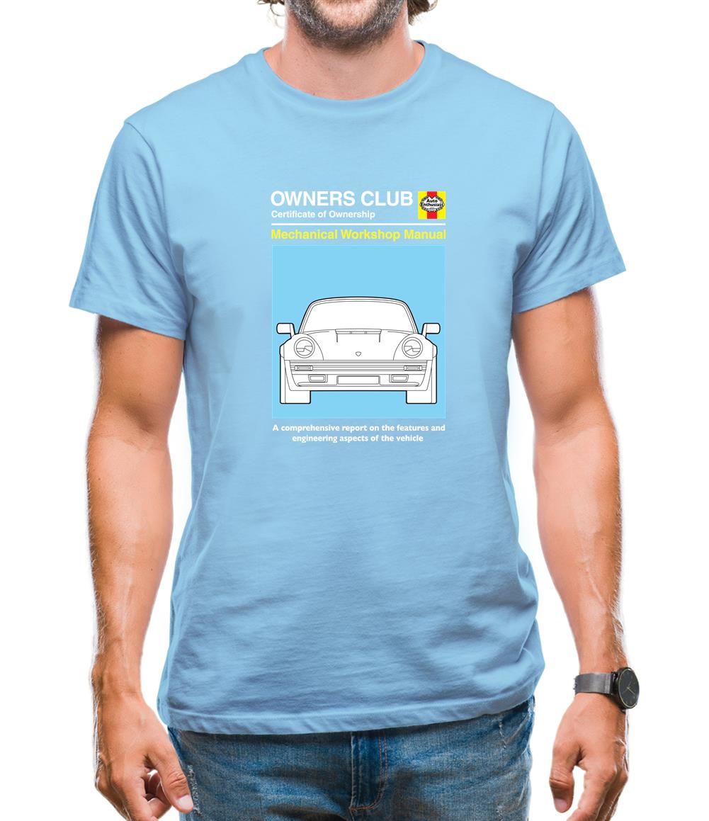 Car Owners Manual 964 Turbo Mens T-Shirt