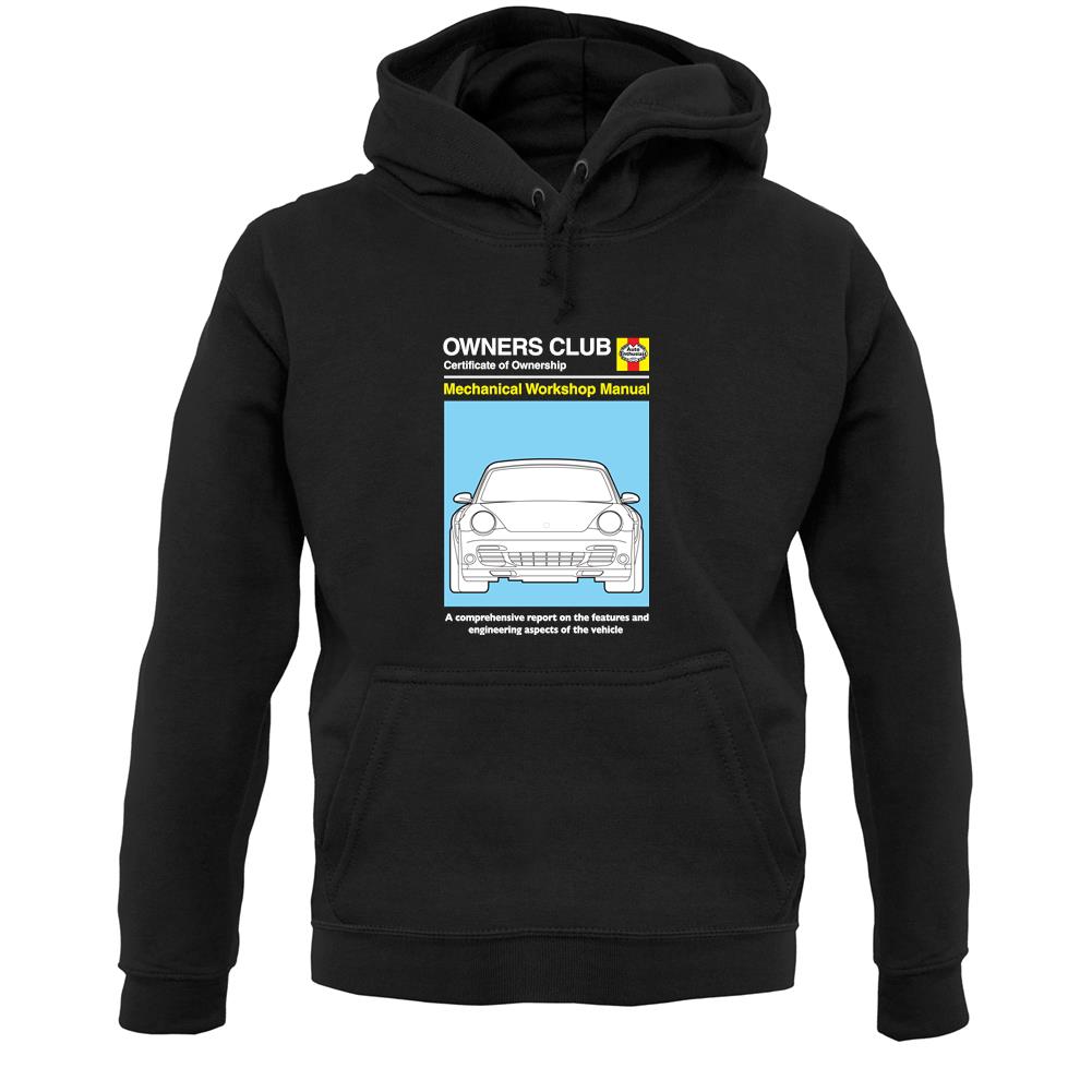 Car Owners Manual 997 Turbo Unisex Hoodie