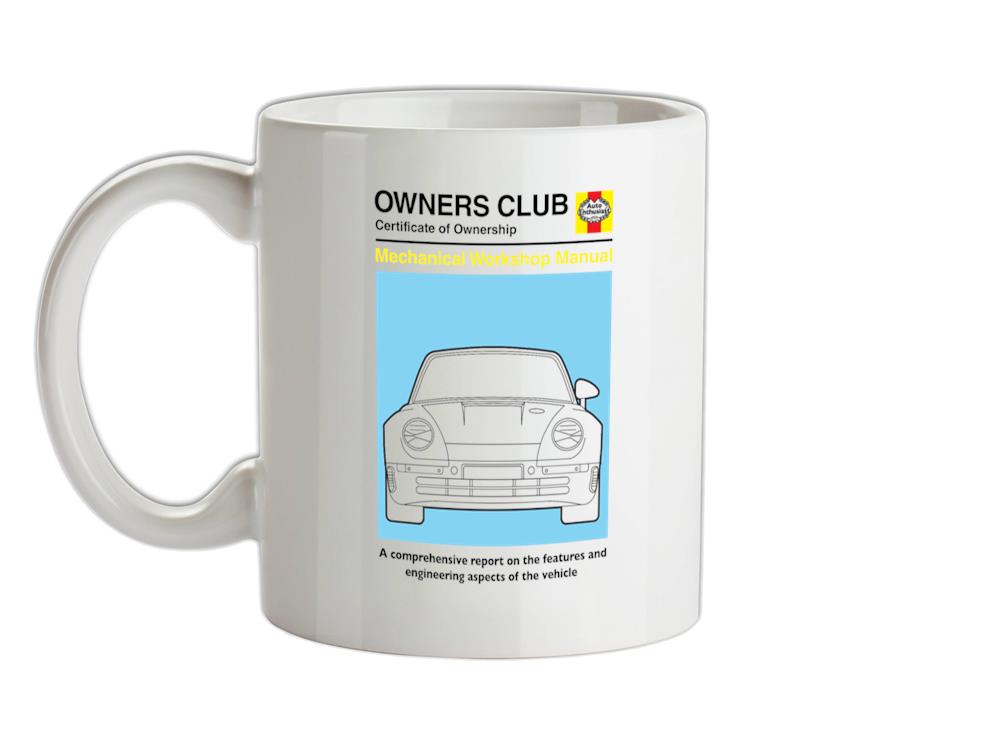 Car Owners Manual 959 Turbo Ceramic Mug
