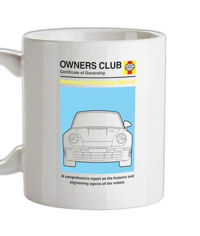 Car Owners Manual 959 Turbo Ceramic Mug