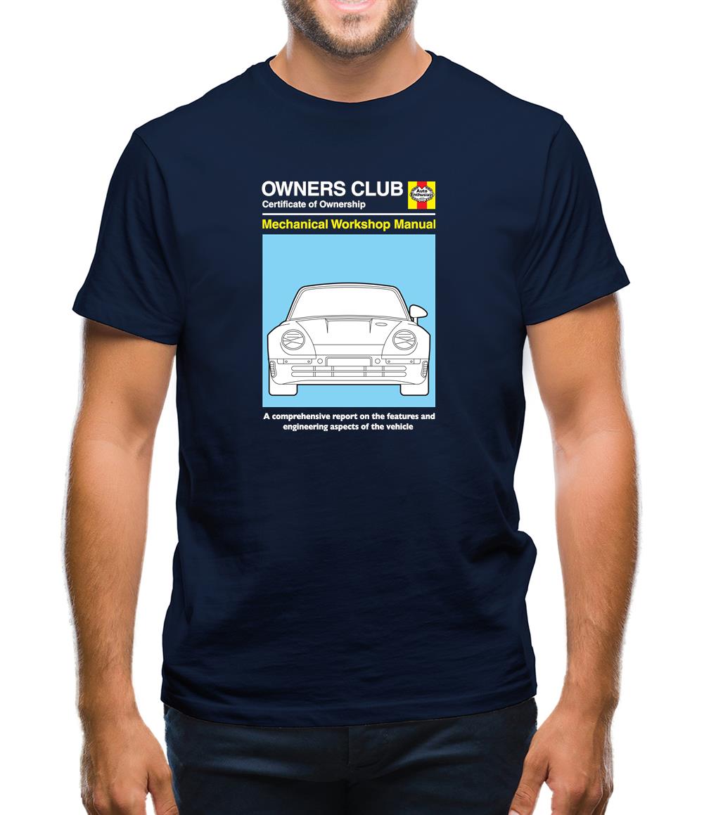 Car Owners Manual 959 Turbo Mens T-Shirt