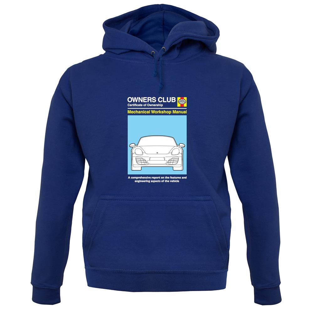 Car Owners Manual 981 Turbo unisex hoodie