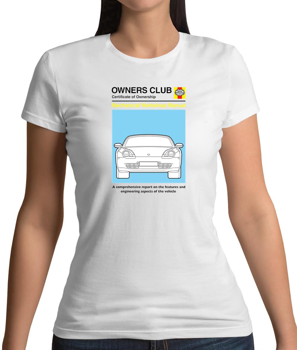 Car Owners Manual 986 Turbo Womens T-Shirt