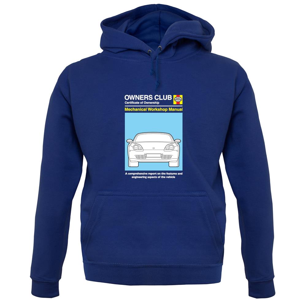 Car Owners Manual 986 Turbo unisex hoodie