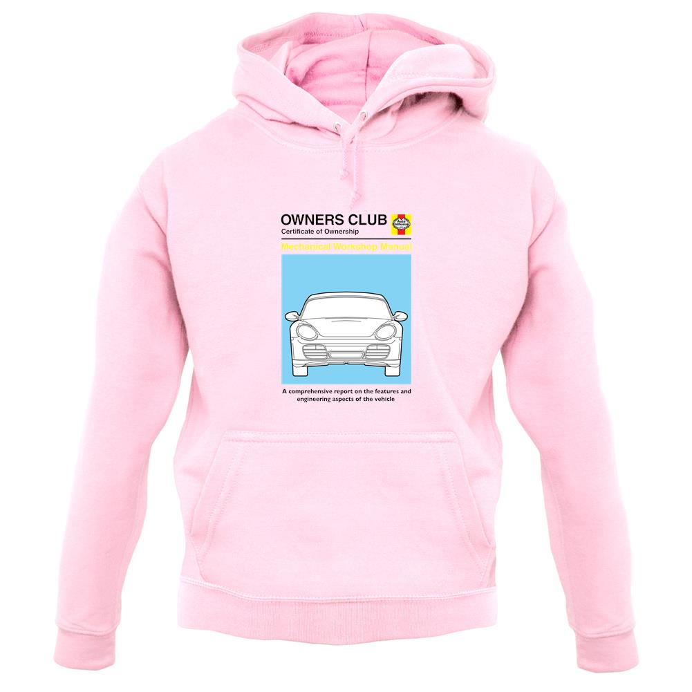 Car Owners Manual 987 unisex hoodie