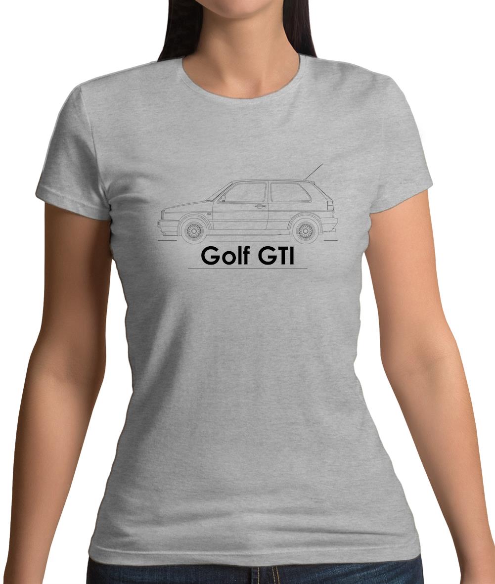 Side View Golf Gti Mk2 Womens T-Shirt