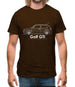 Side View Golf Gti Mk2 Mens T-Shirt