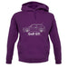 Side View Golf Gti Mk2 unisex hoodie