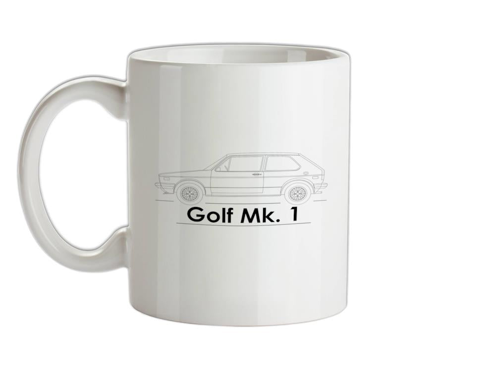 Side View Golf MK1 Ceramic Mug
