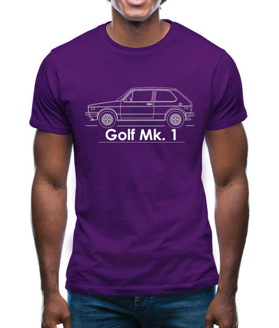 Side View Golf Mk1 Mens T-Shirt