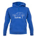 Side View Golf Mk1 unisex hoodie