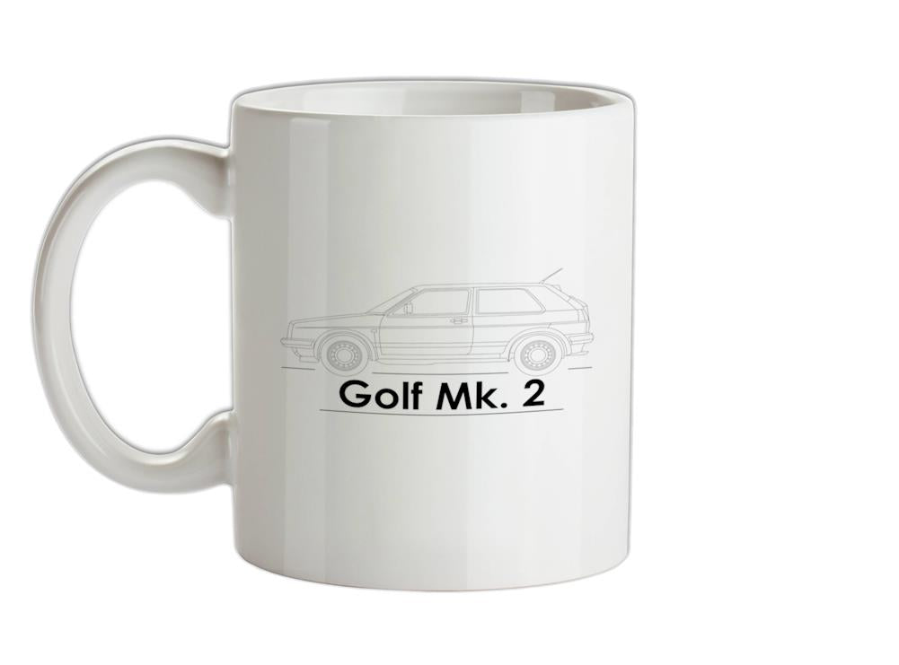 Side View Golf MK2 Ceramic Mug