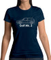 Side View Golf Mk2 Womens T-Shirt