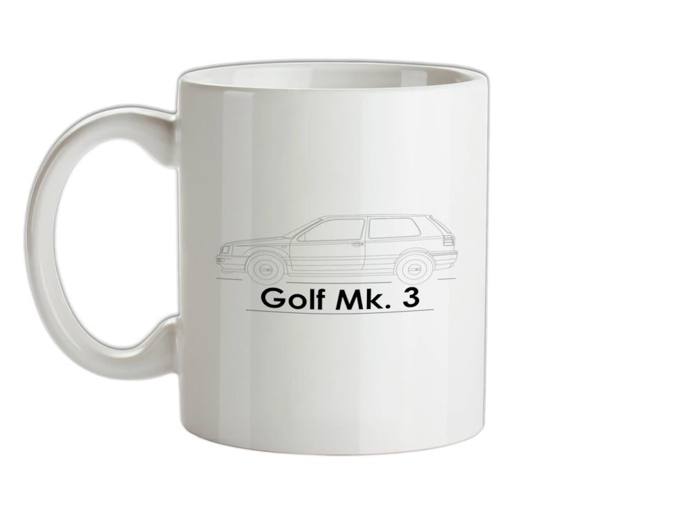 Side View Golf MK3 Ceramic Mug