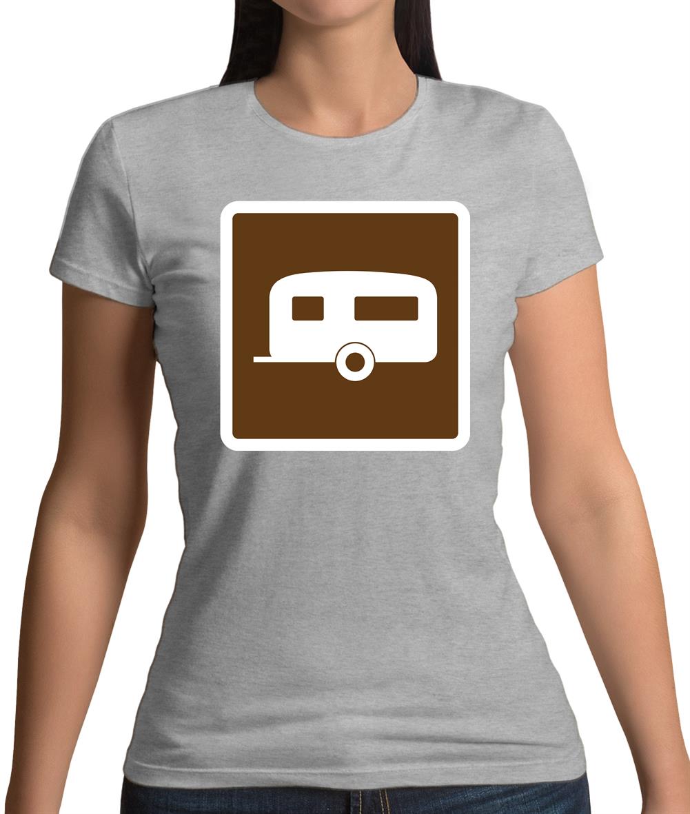 Caravan Sign Womens T-Shirt