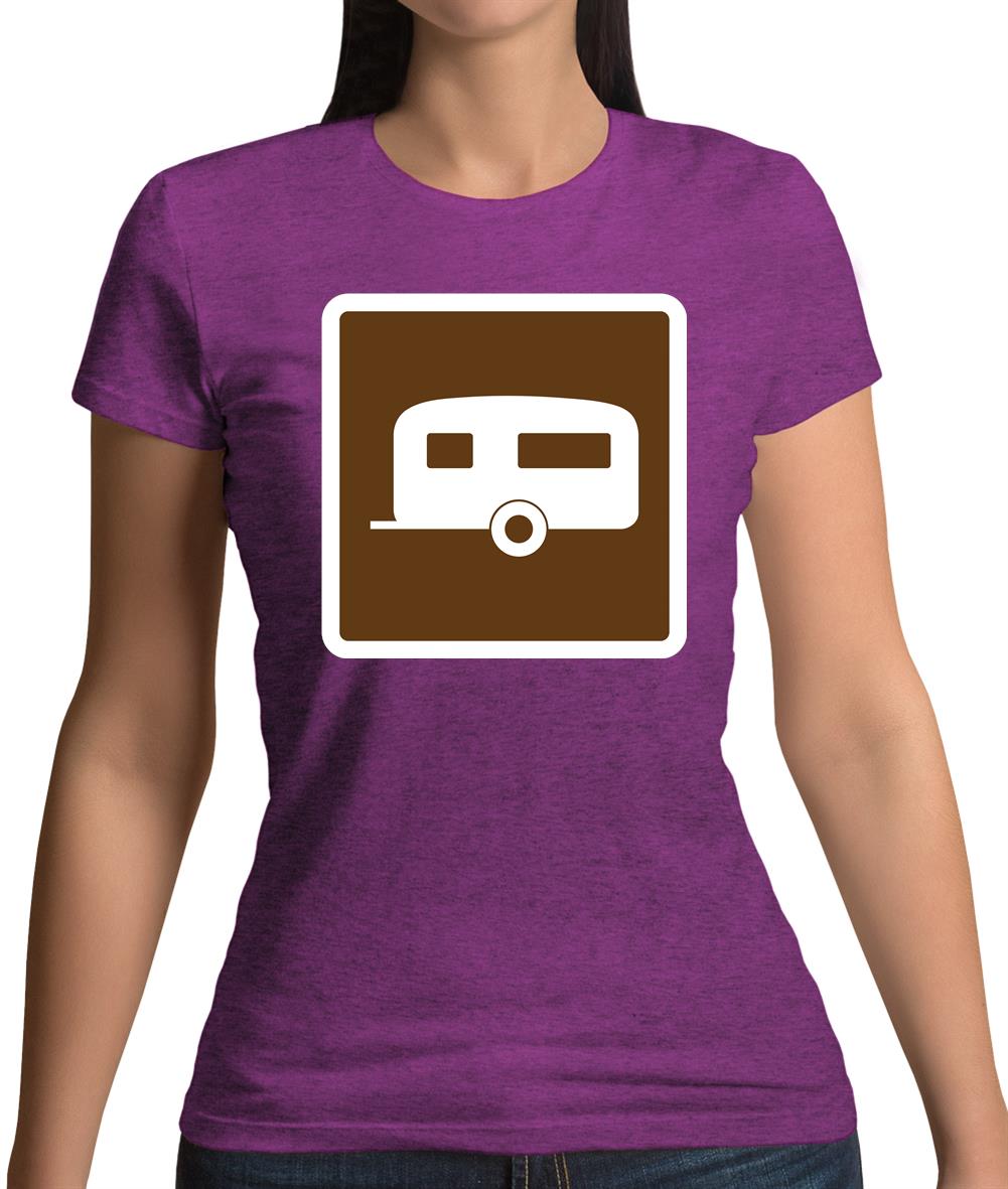 Caravan Sign Womens T-Shirt