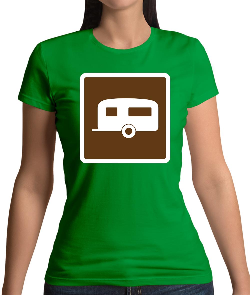 Caravan Sign Womens T-Shirt