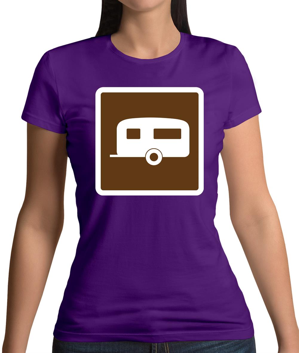 Caravan Sign Womens T-Shirt