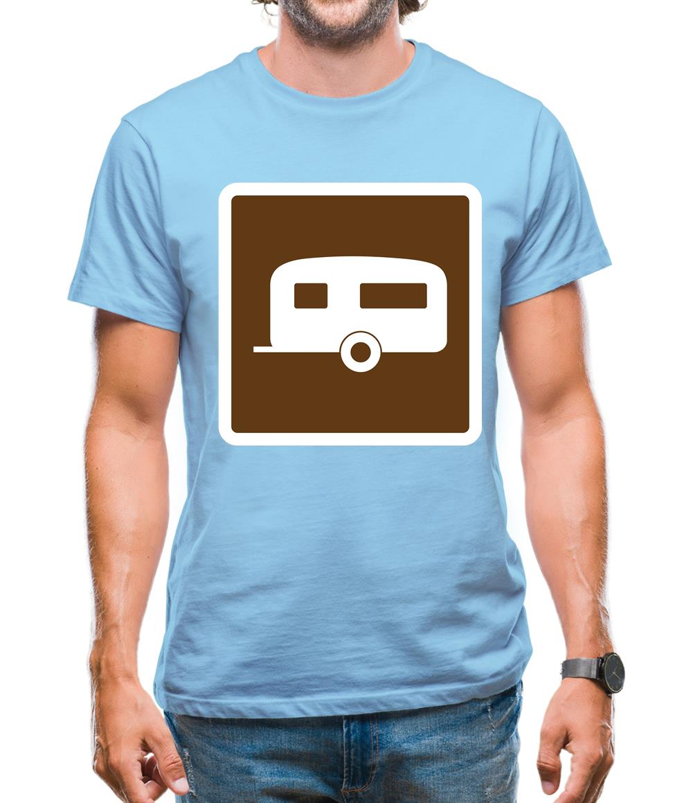 Caravan Sign Mens T-Shirt