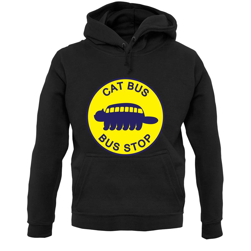 Cat Bus Stop Unisex Hoodie