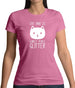 Cat Hair Is Lonely People Glitter Womens T-Shirt