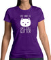 Cat Hair Is Lonely People Glitter Womens T-Shirt