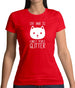 Cat Hair Is Lonely People Glitter Womens T-Shirt