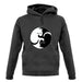 Yin Yang Cat unisex hoodie