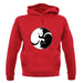 Yin Yang Cat unisex hoodie