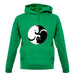 Yin Yang Cat unisex hoodie