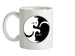 Yin Yang Cat Ceramic Mug