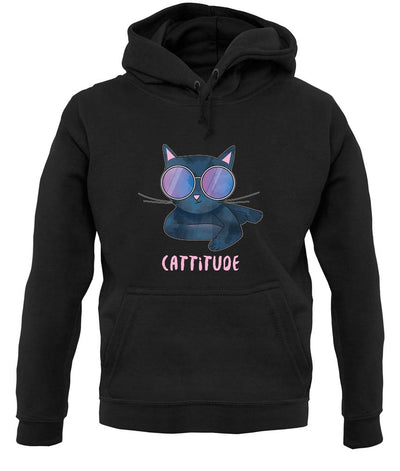 Cattitude unisex hoodie