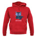 Cattitude unisex hoodie