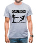 Caution This Is Sparta Mens T-Shirt