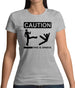 Caution This Is Sparta Womens T-Shirt